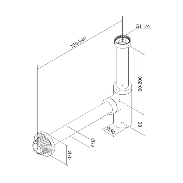 Damixa Vesilukko Seinäputkin Harjattu Grafiitinharmaa 484805500 [6561255] |