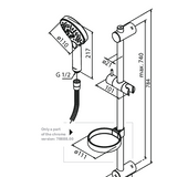 Damixa Suihkusetti Silhouet Mattavalkoinen 766882100 [6531614] |