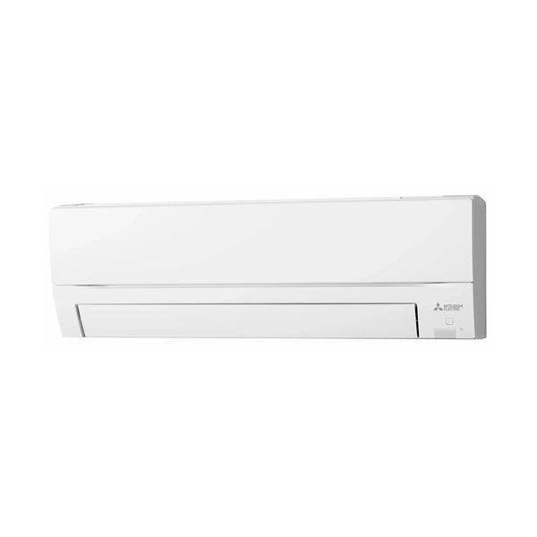 Kompakti valkoinen Mitsubishi Electric FT50Hyper Heating ilmalämpöpumppu 