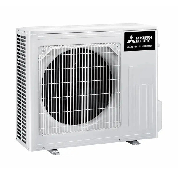 Tyylikäs mattapintainen Mitsubishi Electric RZ35 R290 ilmalämpöpumppu pohjoisen oloihin