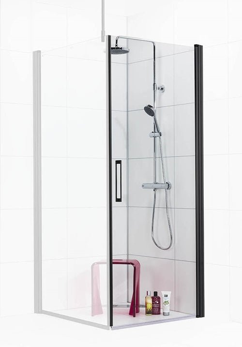 Noro Suihkuovi Frost C 70 Musta Profiili Kirkas Lassi Noro [302040] |