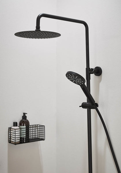Sadesuihkusetti Noro Studio Ø200 mm sadesuihkupäällä musta [310103]
