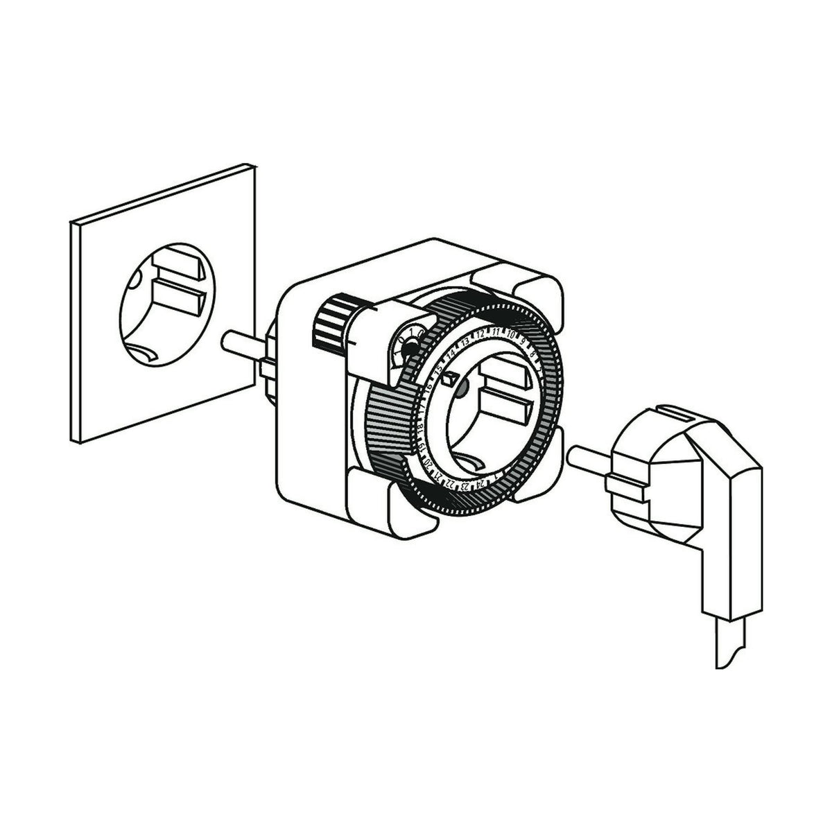Kellokytkin Mekaaninen Theben Timer 026 Ip44 [2607738] |
