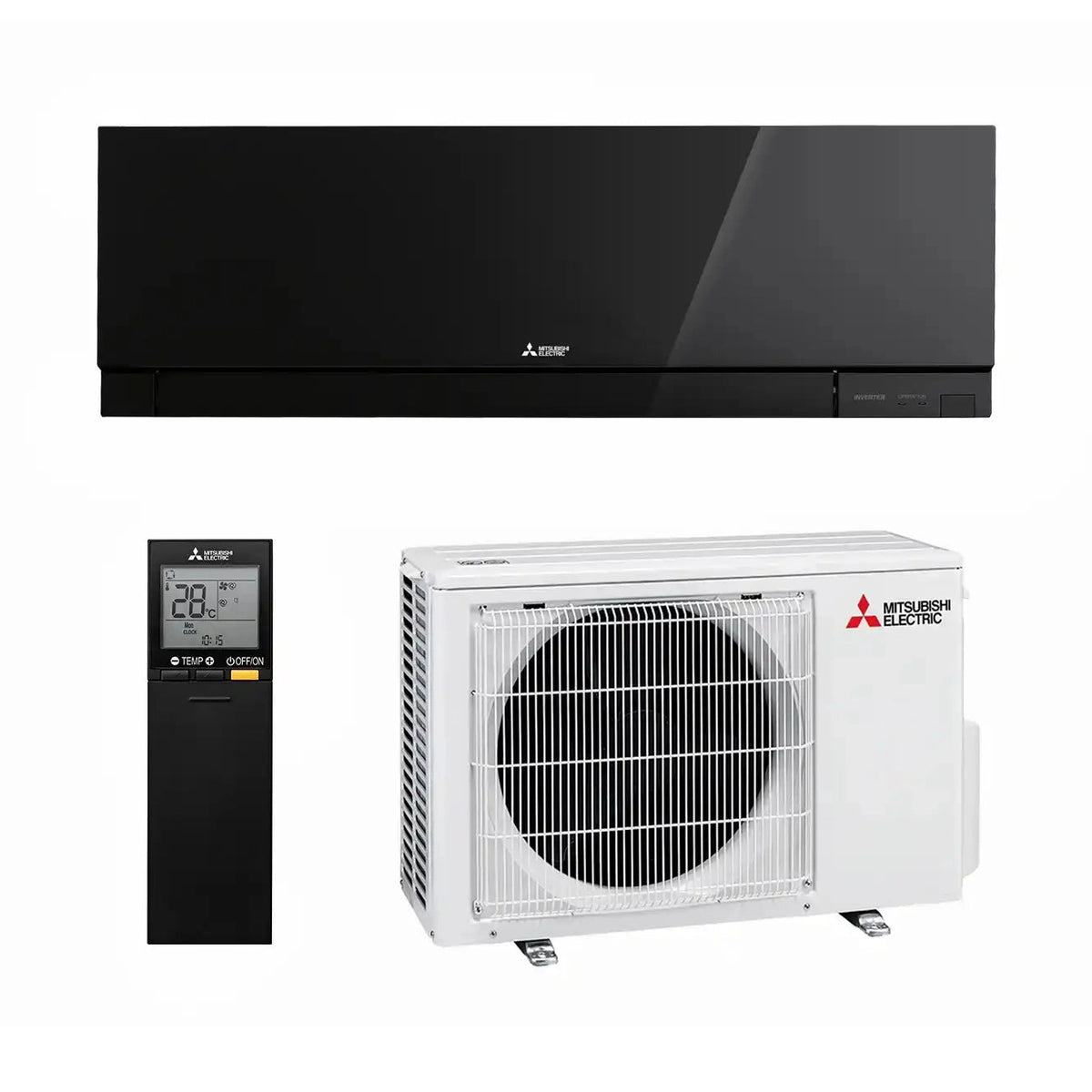 Mitsubishi Electric EF35 -ilmalämpöpumppu, musta