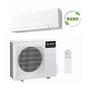 Tyylikäs mattapintainen Mitsubishi Electric RZ35 R290 ilmalämpöpumppu pohjoisen oloihin