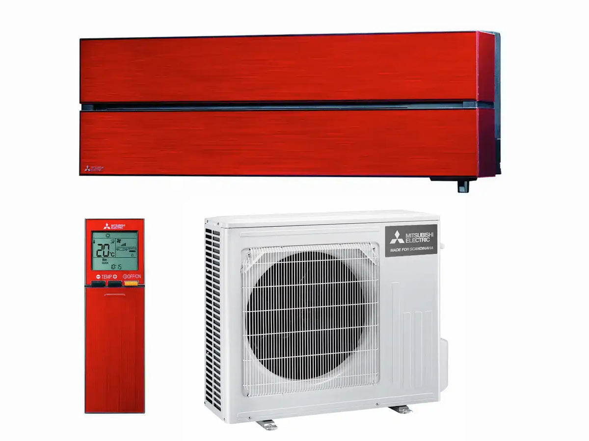 Mitsubishi Electric LN50 ilmalämpöpumppu- Rubiininpunainen