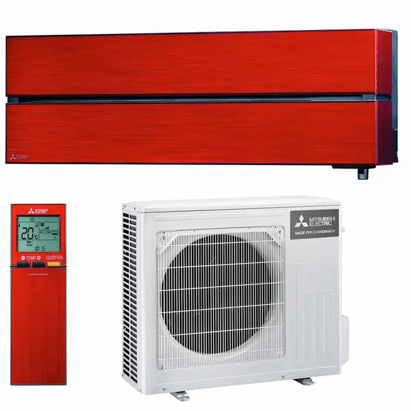 Mitsubishi Electric LN50 ilmalämpöpumppu- Rubiininpunainen