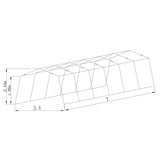 Timco 3,4x7x2,2 m 500 g autoteltta 3,4 x 7 x 2,2 m Harmaa [103838873]