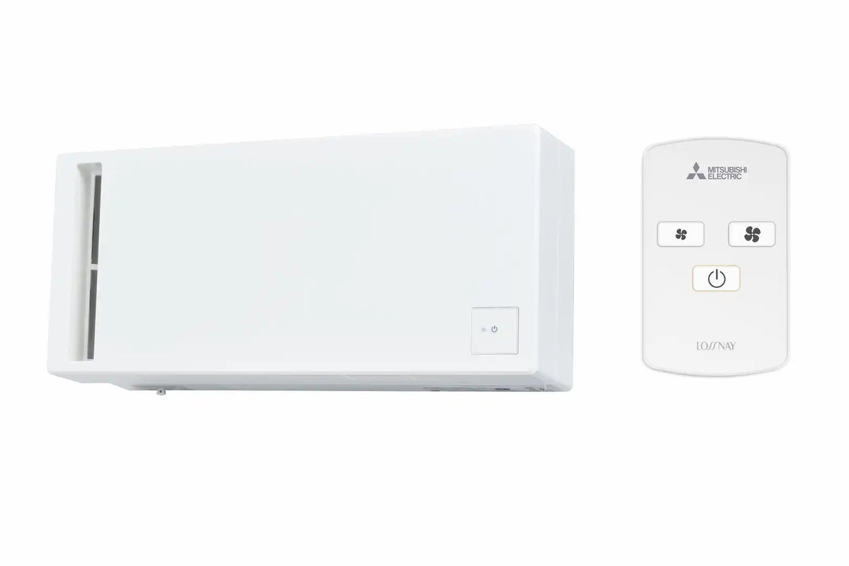 Mitsubishi Electric Lossnay VL-50S2-E -mini-ilmanvaihtolaite, kaukosäätimellä